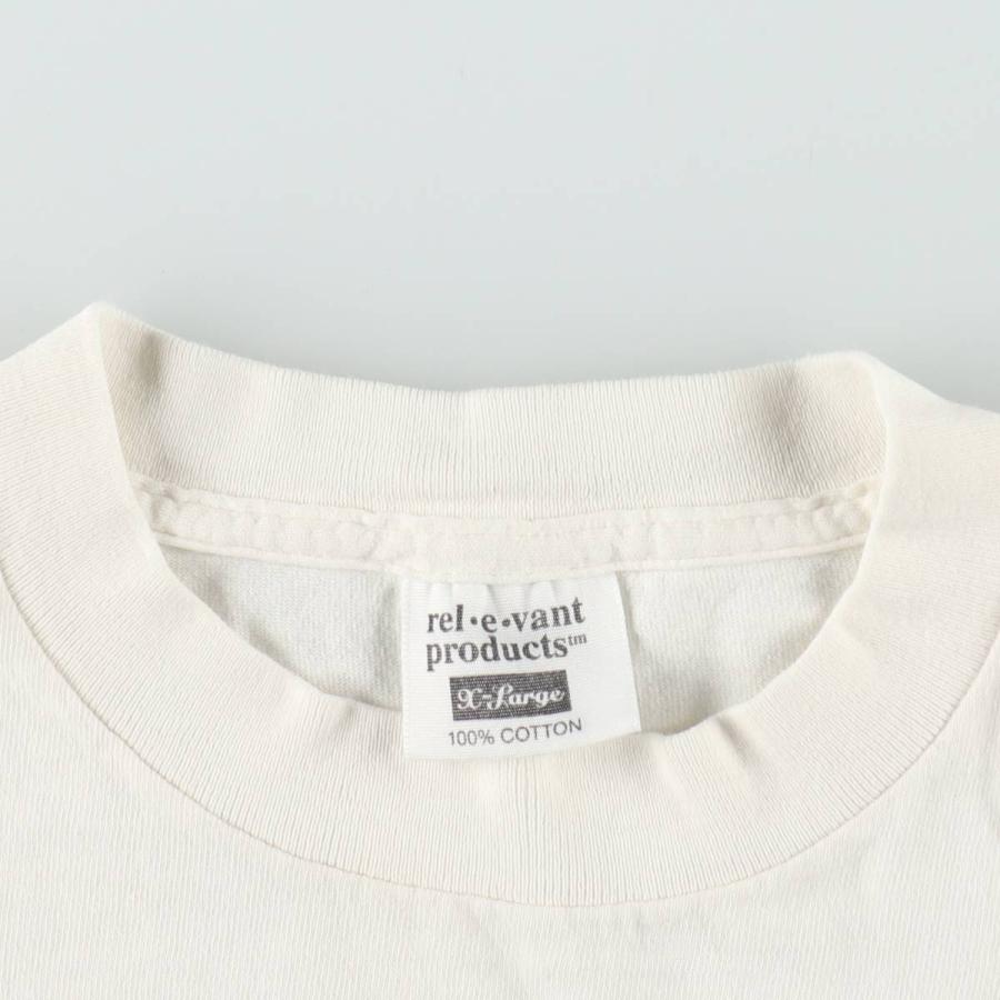 古着 90年代 Rel e vant products ボタニカル柄 プリントTシャツ USA製