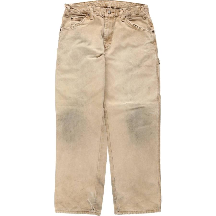 古着 ディッキーズ Dickies Relaxed Fit ダックペインターパンツ メンズw32相当/eaa642763 Dickies（ディッキーズ） 古着 Dickies Relaxed Fit ダックペインター