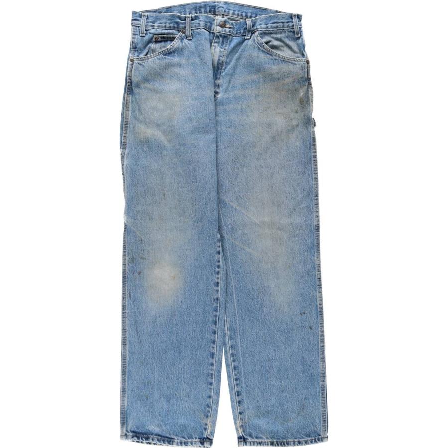 古着 ディッキーズ Dickies デニムペインターパンツ メンズw34相当/eaa642976 Dickies（ディッキーズ） 古着 デニムペインターパンツ メンズw34相当