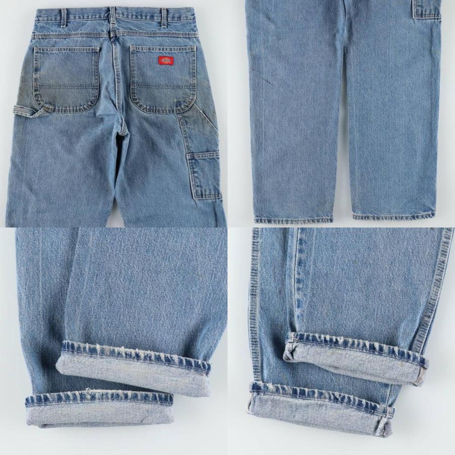 古着 ディッキーズ Dickies デニムペインターパンツ メンズw34相当/eaa642976 Dickies（ディッキーズ） 古着 デニムペインターパンツ メンズw34相当