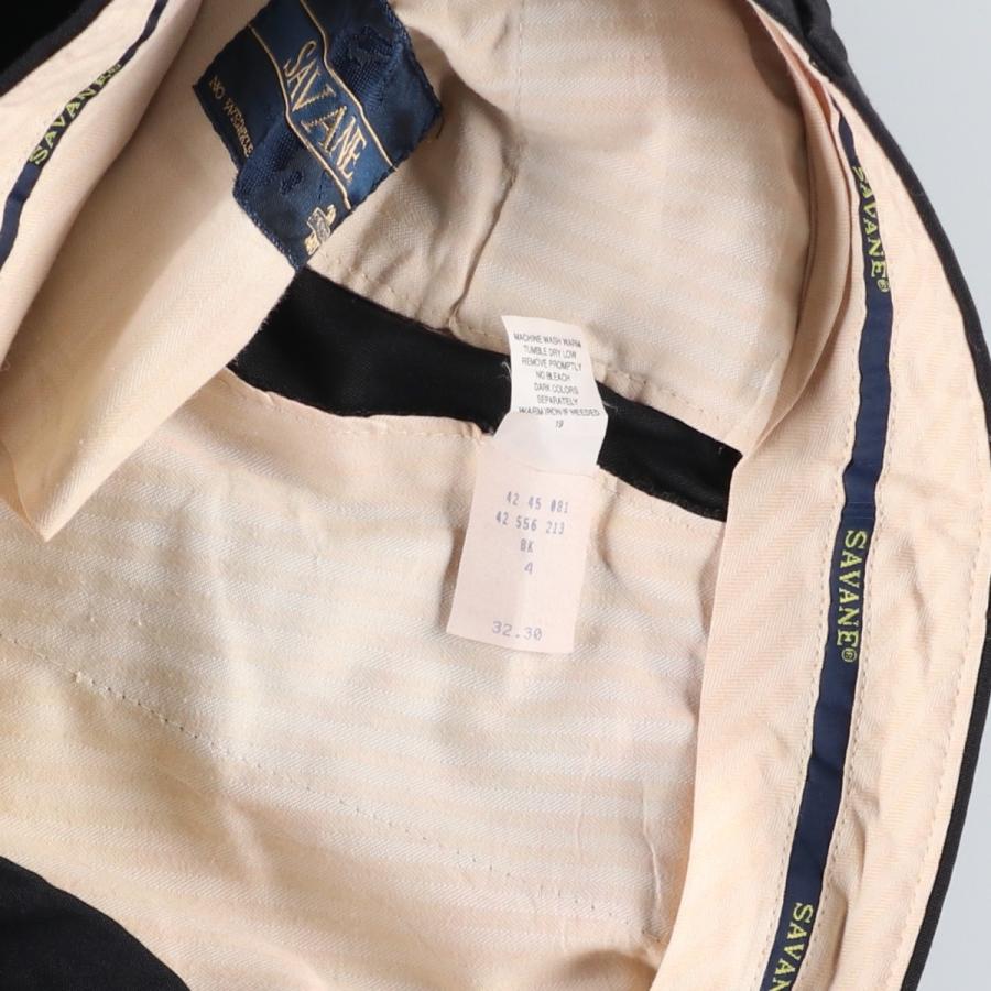 古着 90年代 Savane ツータック スラックス ワイドパンツ メンズw32