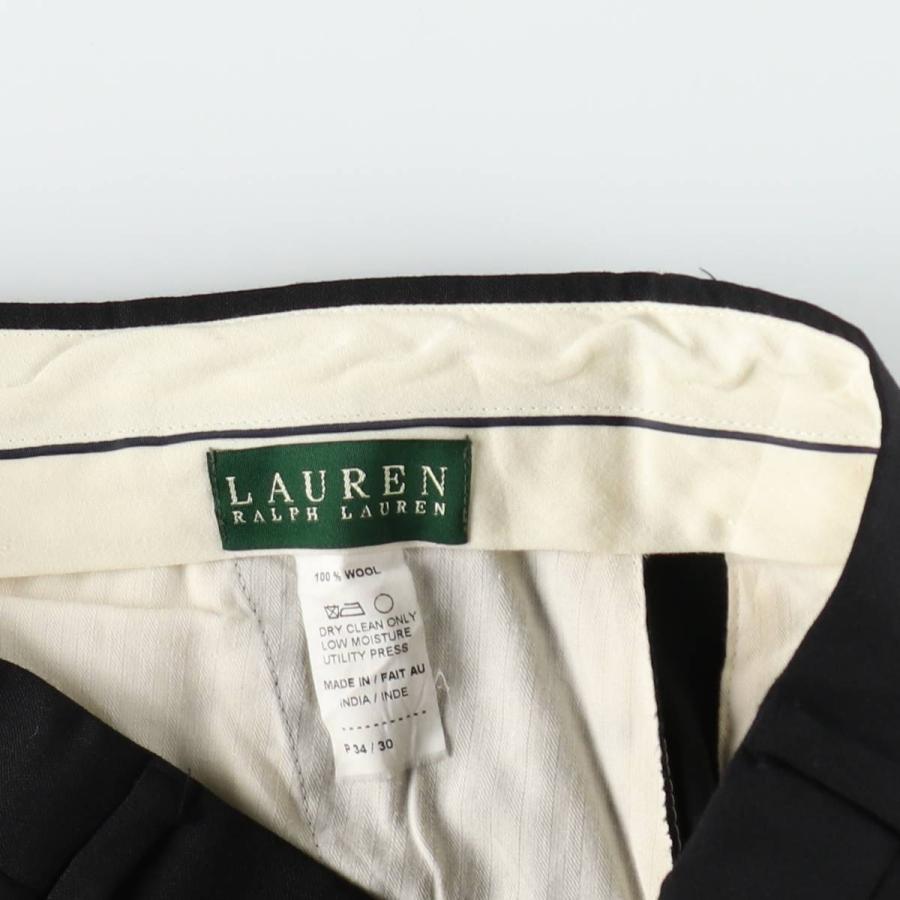 古着 ラルフローレン Ralph Lauren LAUREN ローレン ツータック ウール