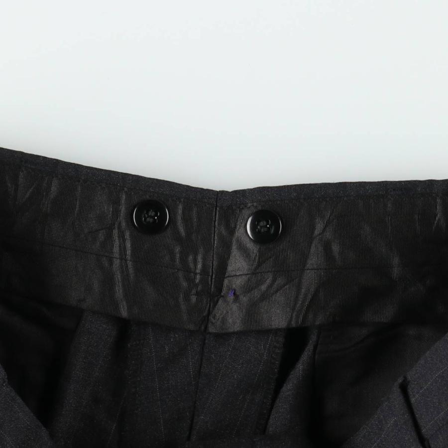 古着 ストライプ柄 スラックスパンツ メンズw36相当 ヴィンテージ