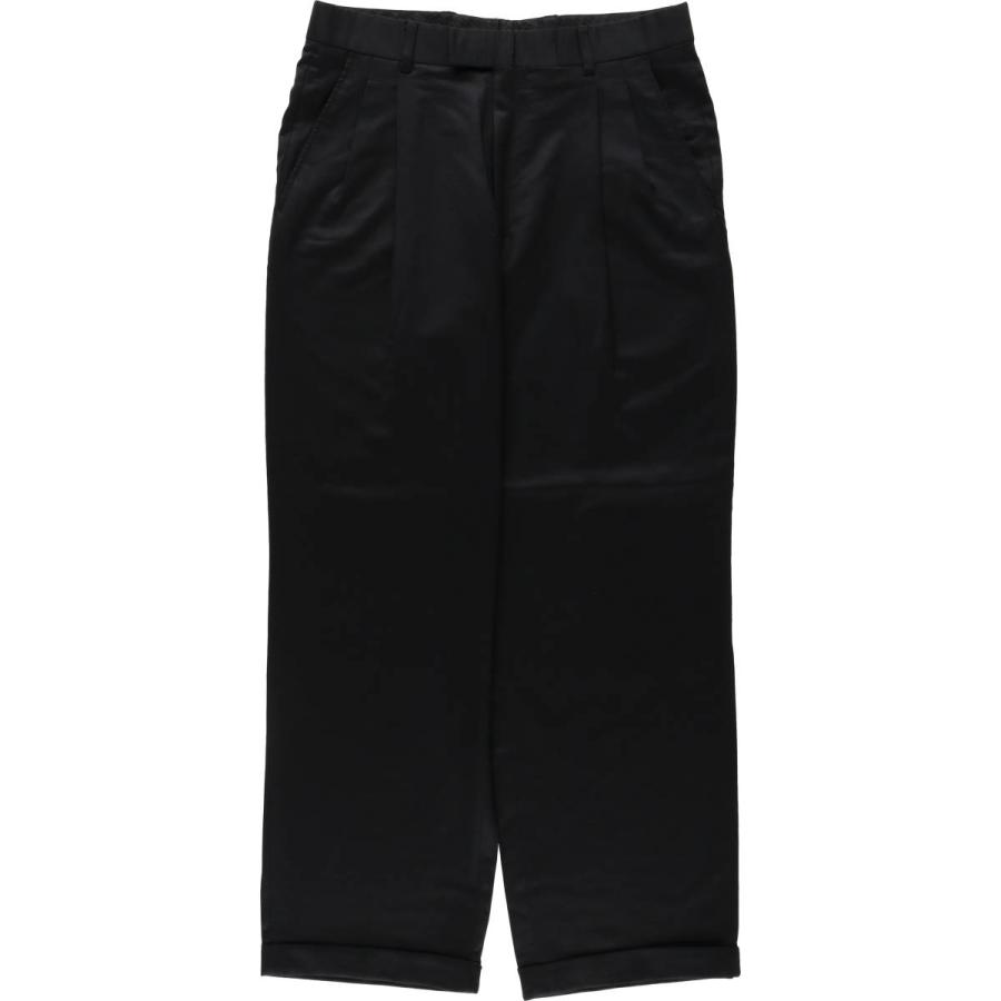 古着 ペリーエリス PERRY ELLIS PORTFOLIO ツータック ウールパンツ