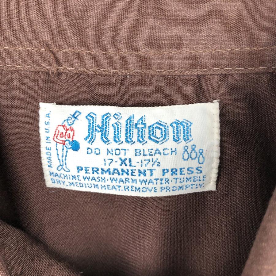古着 70年代~ ヒルトン HILTON 半袖 ボウリングシャツ ボックスシャツ