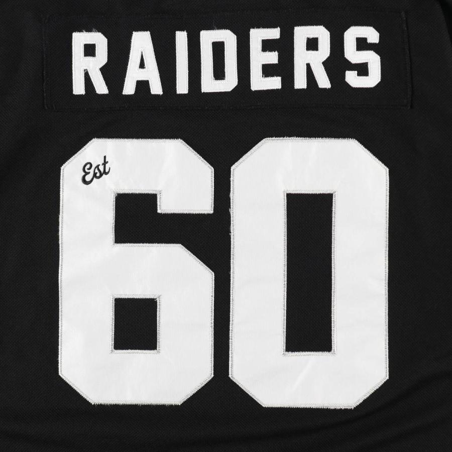 古着 NFL LAS VEGAS RAIDERS ラスベガスレイダース メッシュ Vネック