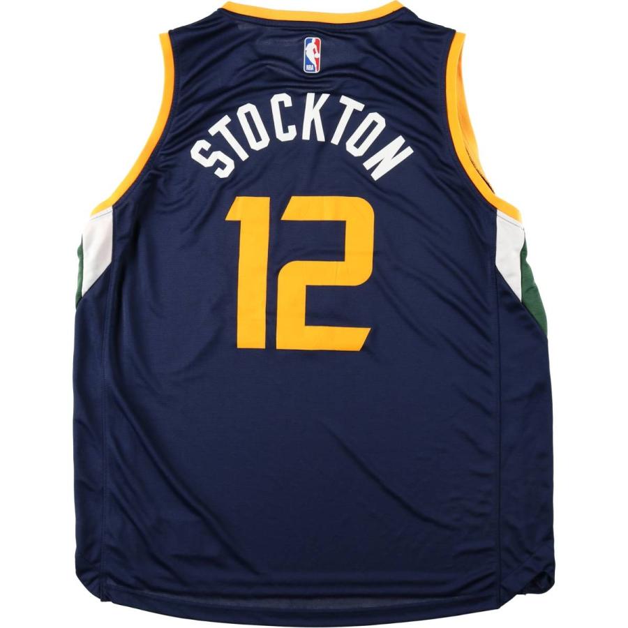 NBA ジャズ  バスケ ユニフォーム ゲームシャツ 刺繍 XL相当 古着 Fanatics NBA UTAH JAZZ ユタ ジャズ ゲームシャツ レプリカ