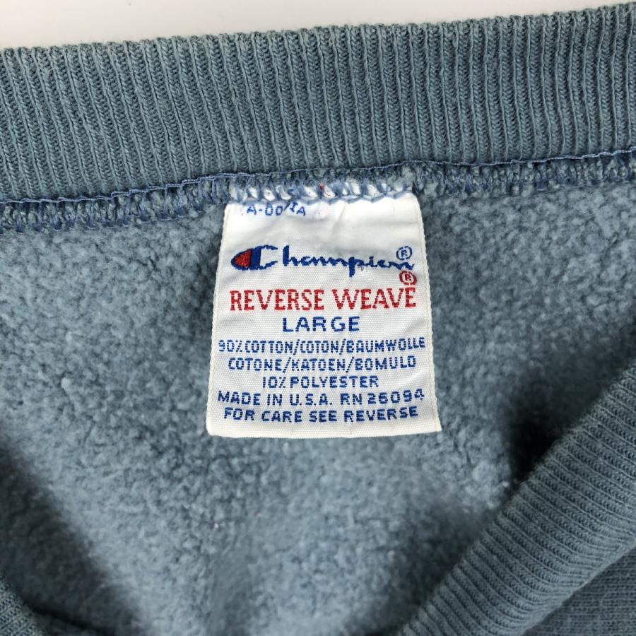 古着 90年代 チャンピオン Champion REVERSE WEAVE リバースウィーブ 刺繍タグ ワンポイントロゴスウェットシャツ トレーナー USA製 メンズL相当 ヴィンテージ/eaa643286 Champion（チャンピオン） 古着 90年代 リバースウィーブ 刺繍タグ