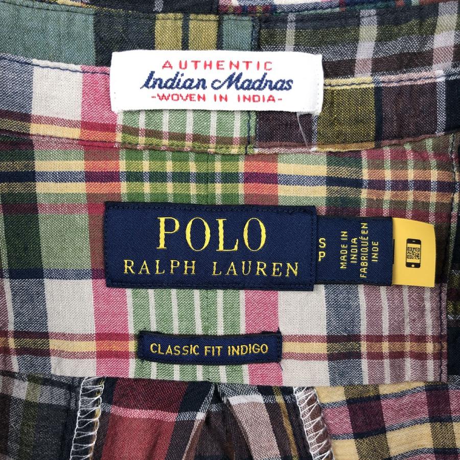 古着 ラルフローレン Ralph Lauren CLASSIC FIT INDIGO パッチワーク