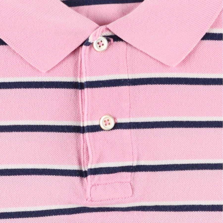 古着 ラルフローレン Ralph Lauren POLO by 半袖 ボーダー ポロシャツ