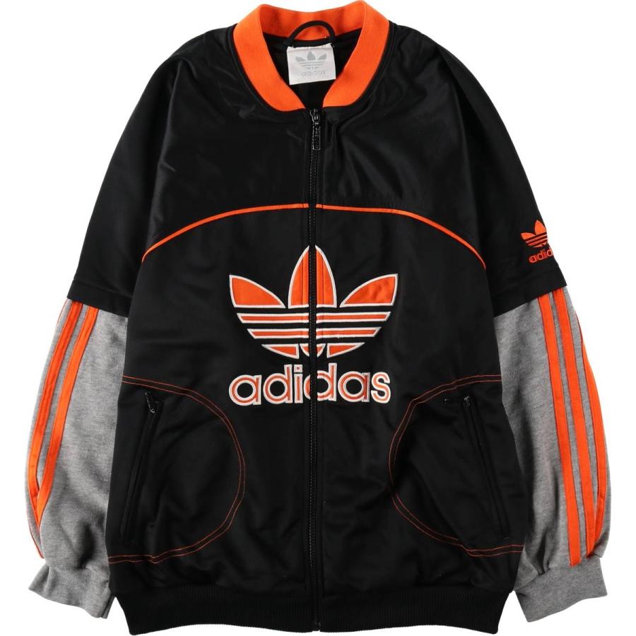 80s 90s  トラックジャケット トレフォイルロゴ adidas（アディダス） 古着 80~90年代 トレフォイルロゴ ジャージ