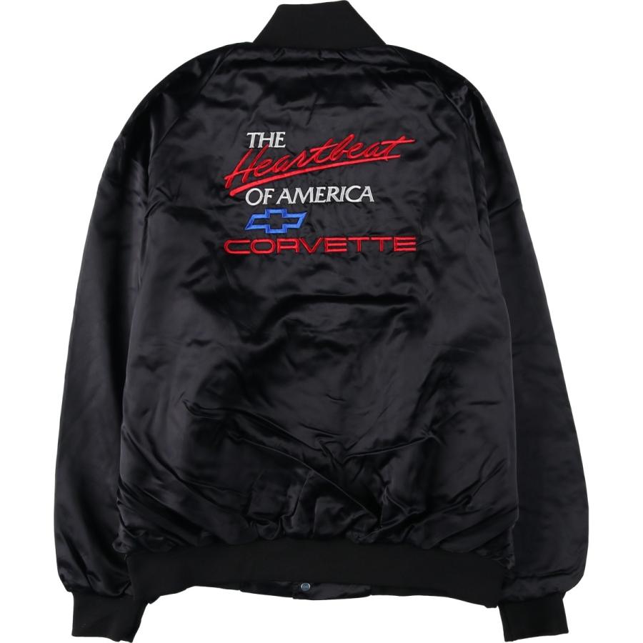 古着 80~90年代 ASW JACKETS シボレー バッジ付き ナイロンスタジャン