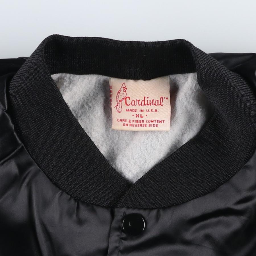 古着 80~90年代 Cardinal ナイロンスタジャン アワードジャケット バーシティジャケット USA製 メンズXL相当 ヴィンテージ/eaa643707 古着 80~90年代 Cardinal ナイロンスタジャン アワードジャケット バー