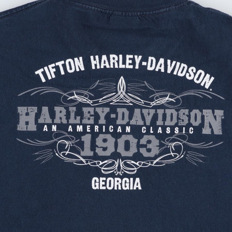古着 ハーレーダビッドソン Harley-Davidson モーターサイクル バイクT