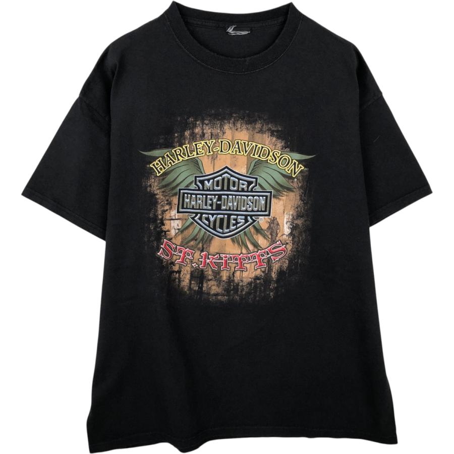 古着 ハーレーダビッドソン Harley-Davidson ドクロ柄 スカル柄 スカル
