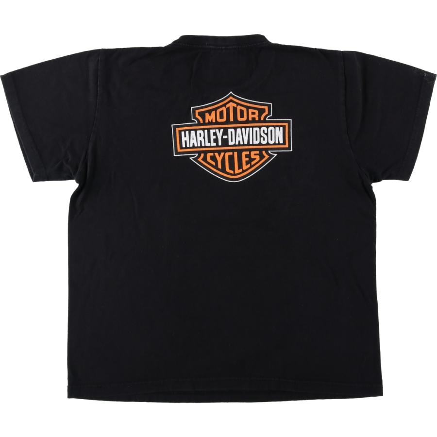 古着 ハーレーダビッドソン Harley-Davidson ドクロ柄 スカル柄