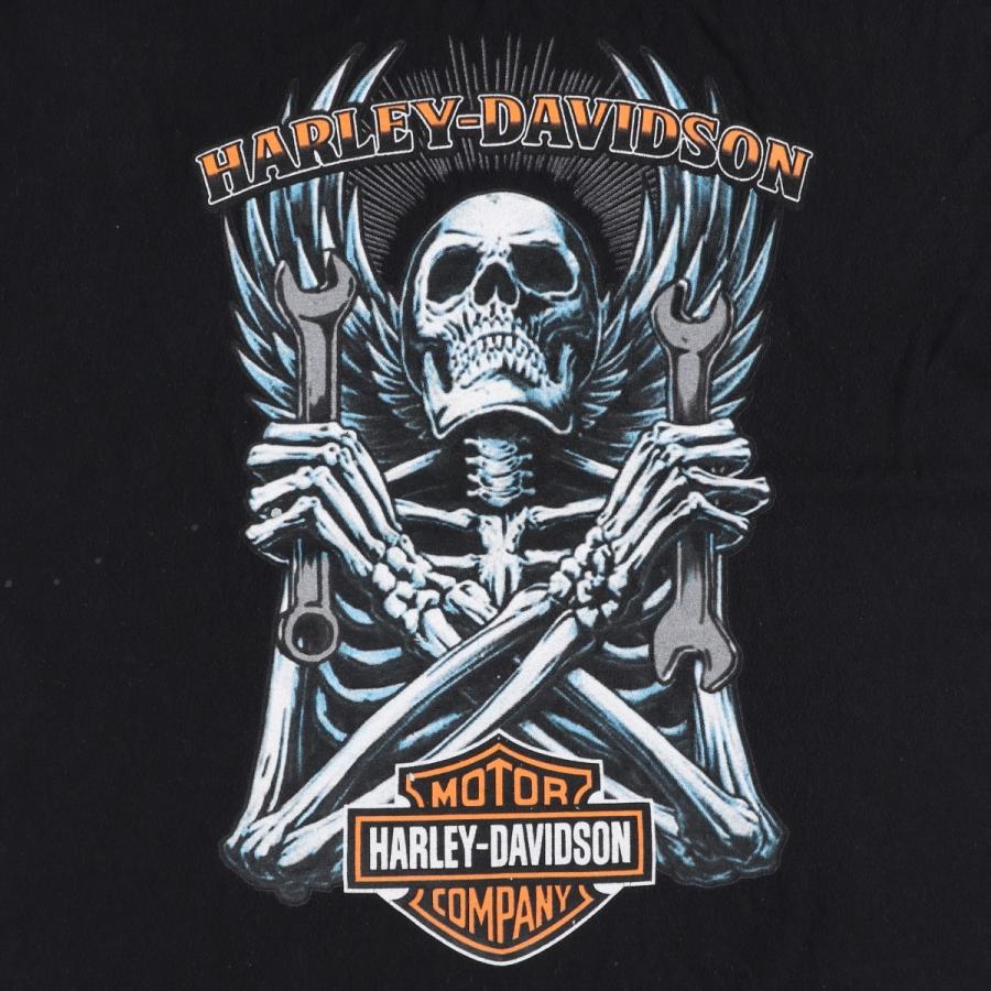 古着 ハーレーダビッドソン Harley-Davidson ドクロ柄 スカル柄