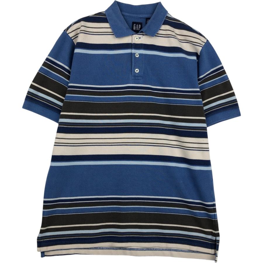 GAP（ギャップ） 古着 90年代 オールドギャップ マルチボーダー 半袖