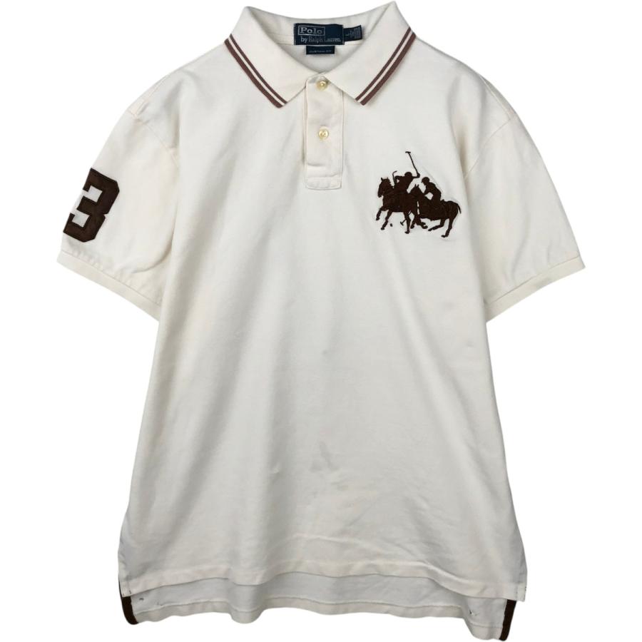 古着 ラルフローレン Ralph Lauren POLO by CUSTOM FIT ダブルポニー