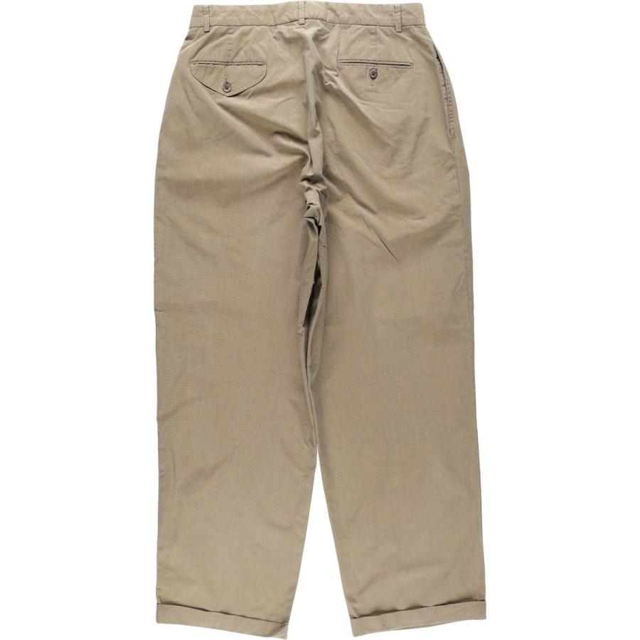 古着 ラルフローレン Ralph Lauren POLO by Ralph Lauren ツータック コットン スラックスパンツ メンズw32相当/eaa644450 古着 ラルフローレン Ralph Lauren POLO by ツータック コットン