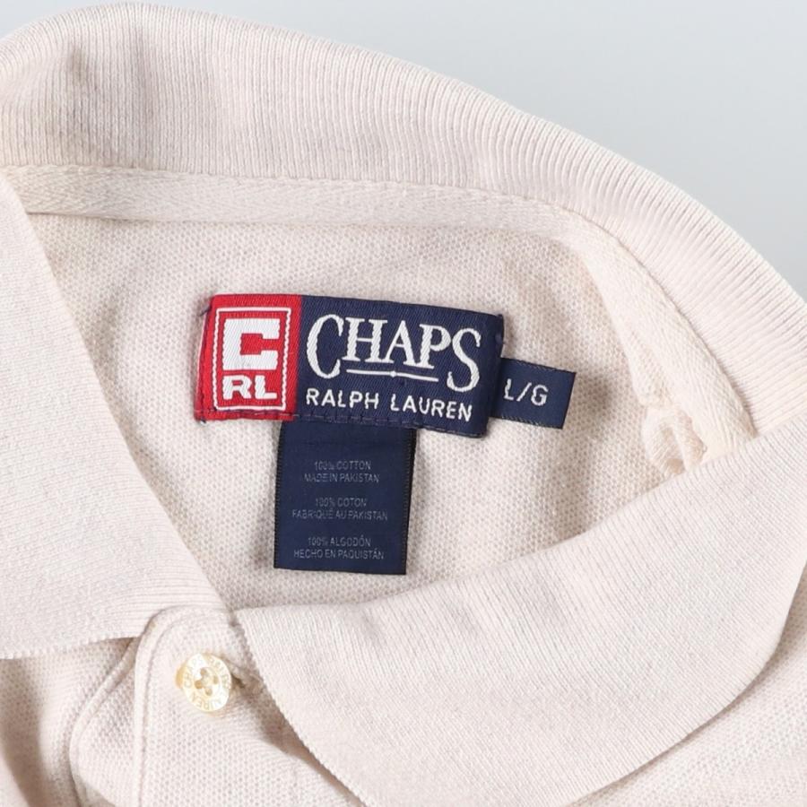 古着 ラルフローレン Ralph Lauren CHAPS チャップス 半袖 ポロシャツ 