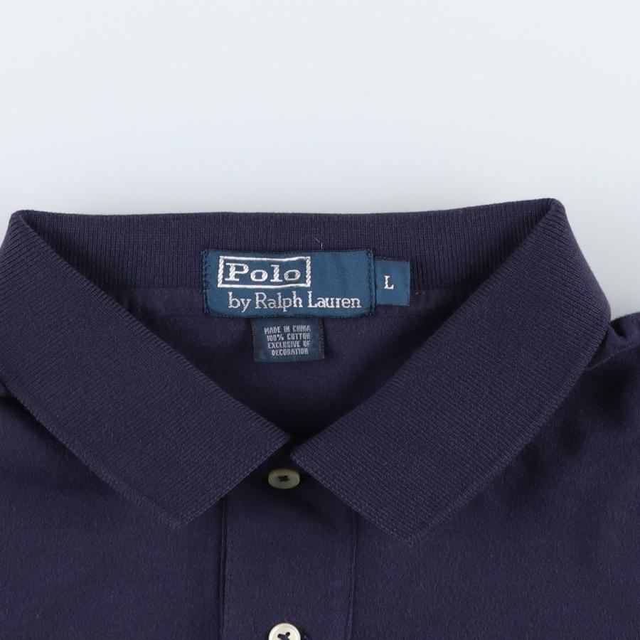 RalphLauren ポロシャツ 古着 ラルフローレン Ralph Lauren POLO by 半袖 ポロシャツ メンズL