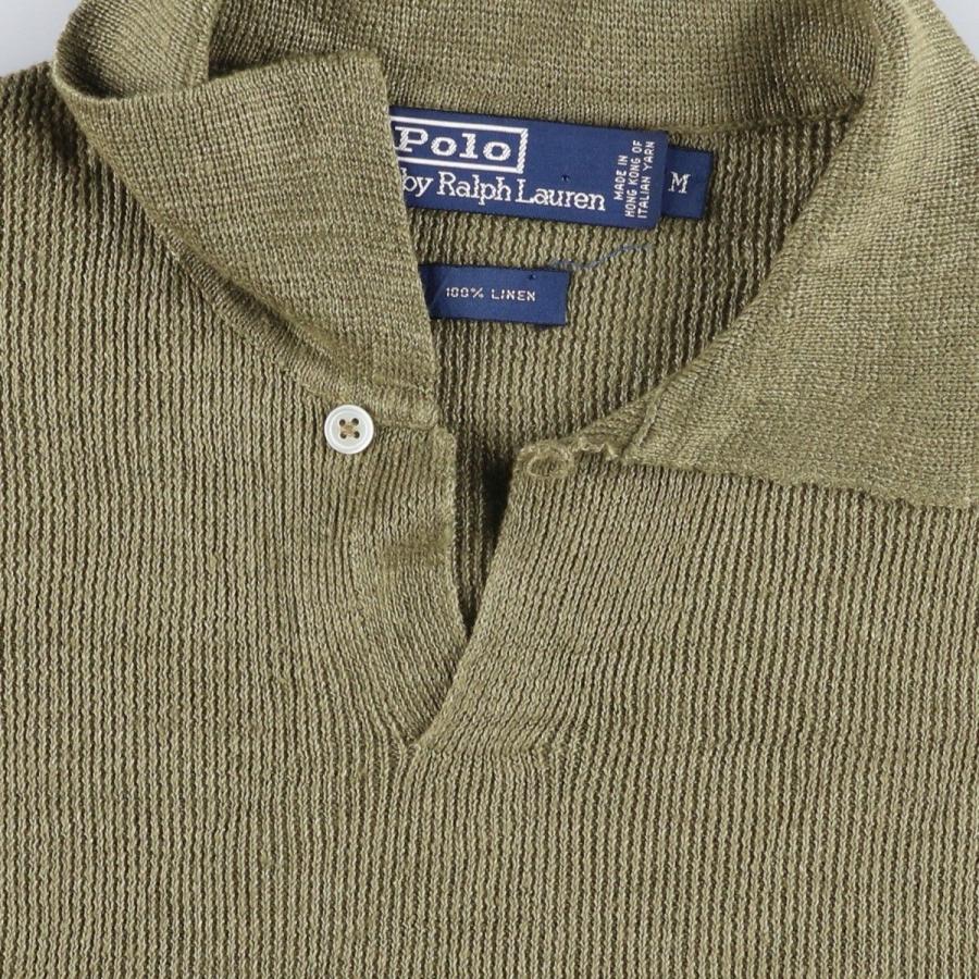 古着 ラルフローレン Ralph Lauren POLO by 半袖 オープンカラー