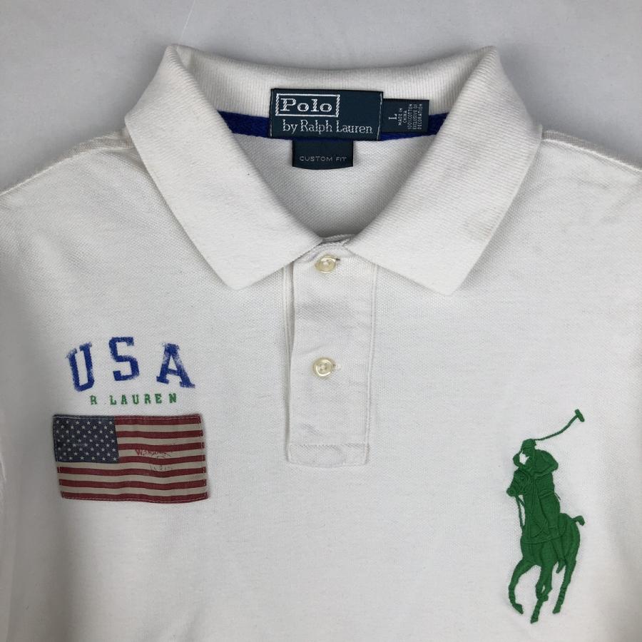 古着 ラルフローレン Ralph Lauren POLO by CUSTOM FIT ビッグポニー