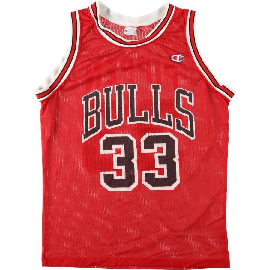 Champion BULLS メッシュユニフォーム リバーシブル Champion（チャンピオン） 古着 90年代 NBA CHICAGO BULLS シカゴ