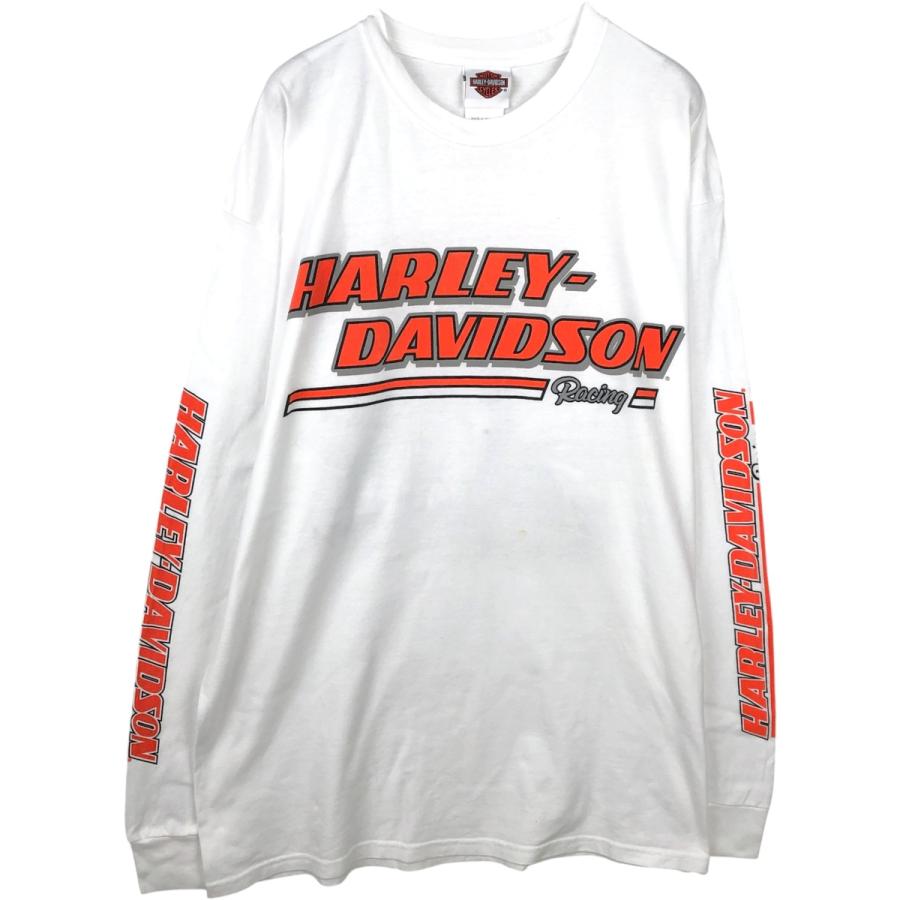 古着 ハーレーダビッドソン Harley-Davidson モーターサイクル ロングT