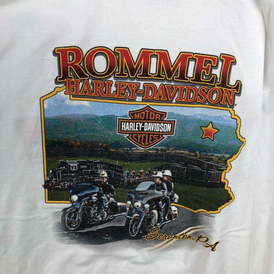 古着 ハーレーダビッドソン Harley-Davidson モーターサイクル ロングT