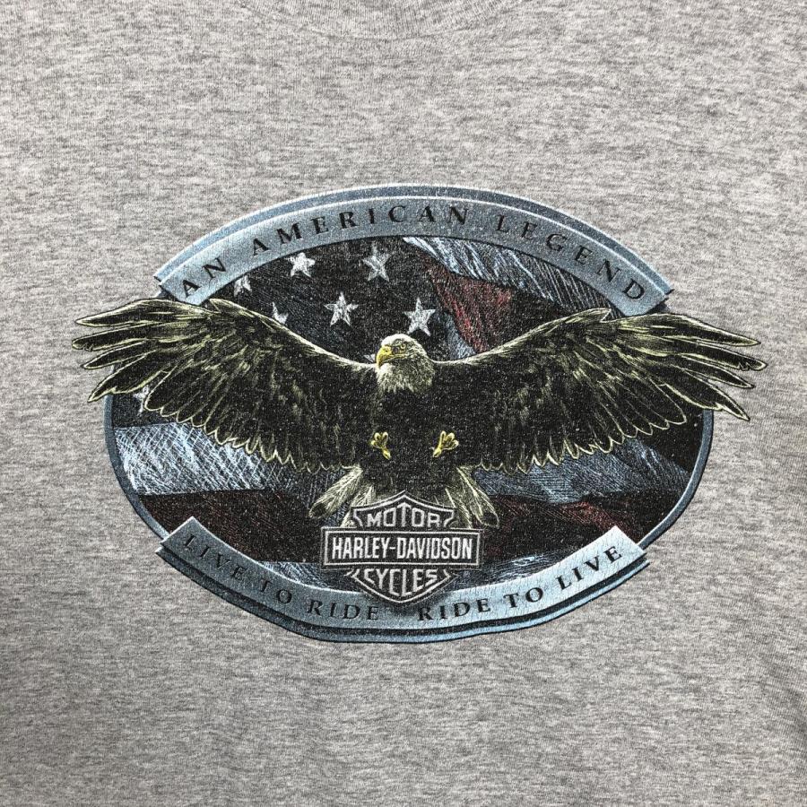 古着 ハーレーダビッドソン Harley-Davidson 鷲柄 イーグル柄 モーター