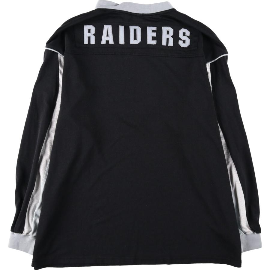 古着 NFL LAS VEGAS RAIDERS ラスベガスレイダース Vネック 長袖