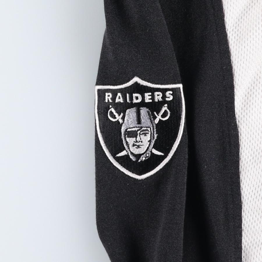 古着 NFL LAS VEGAS RAIDERS ラスベガスレイダース Vネック 長袖