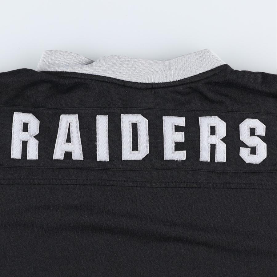 古着 NFL LAS VEGAS RAIDERS ラスベガスレイダース Vネック 長袖