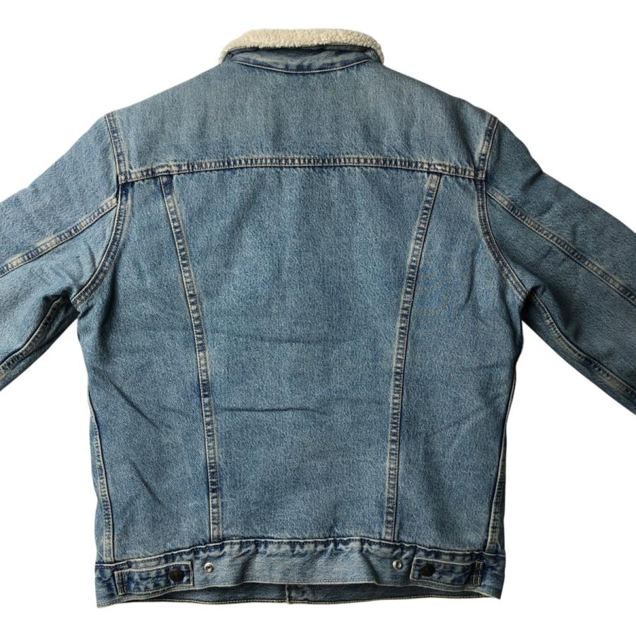古着 リーバイス Levi's 中綿入り デニムボアジャケット メンズM相当/eaa645395 Levi's（リーバイス） 古着 中綿入り デニムボアジャケット メンズM