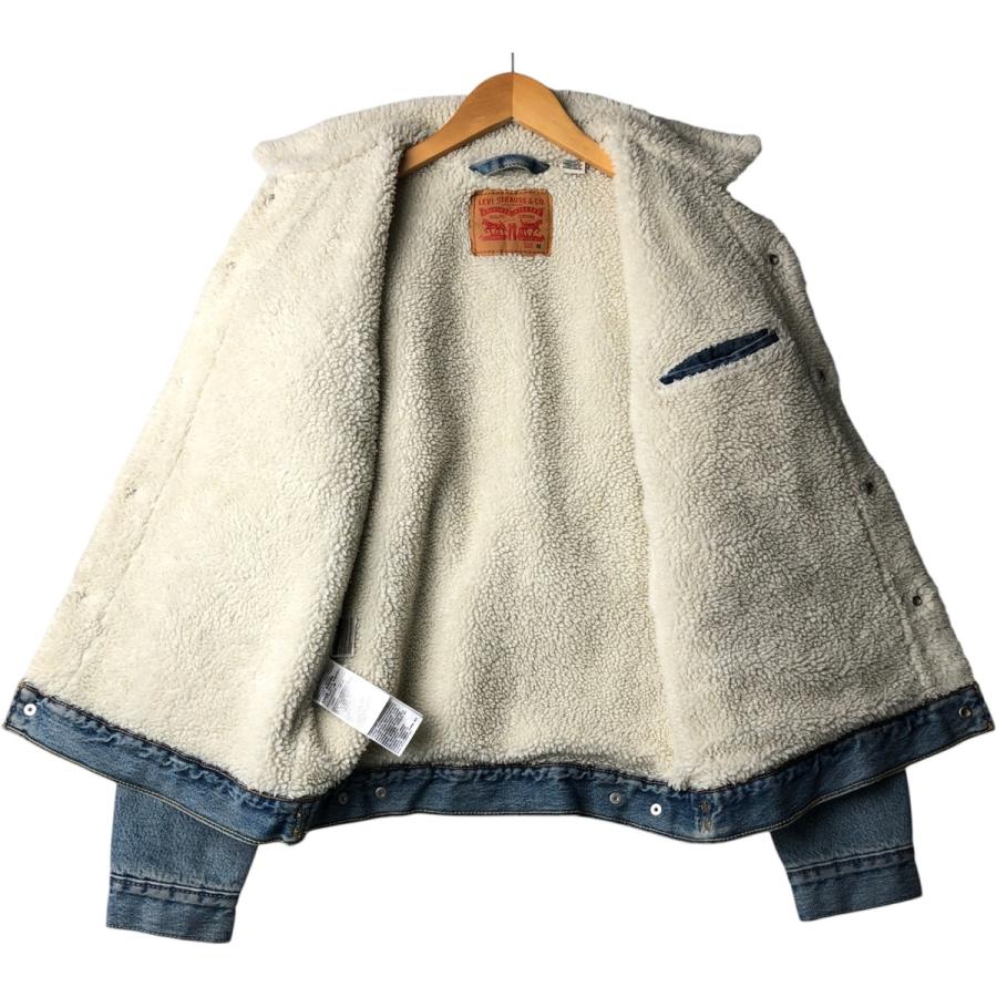 Levi's（リーバイス） 古着 中綿入り デニムボアジャケット メンズM