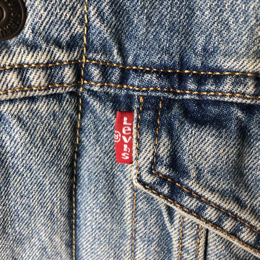 Levi's（リーバイス） 古着 中綿入り デニムボアジャケット メンズM