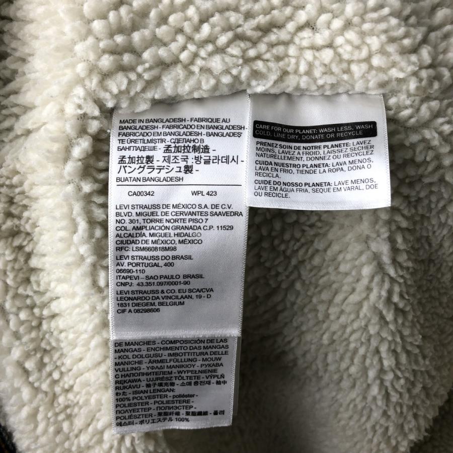 Levi's（リーバイス） 古着 中綿入り デニムボアジャケット メンズM