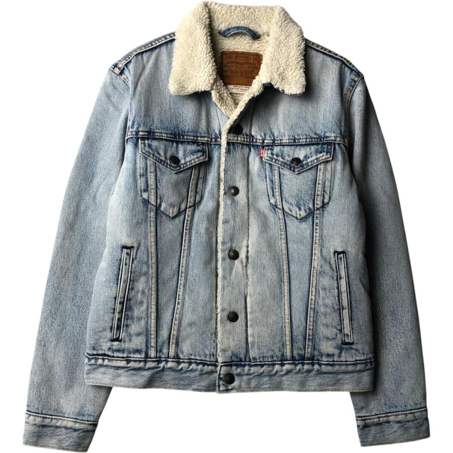 古着 リーバイス Levi's LEVI'S PREMIUM 中綿入り デニムボアジャケット メンズS相当/eaa645396 Levi's（リーバイス） 古着 Levi's LEVI'S PREMIUM 中綿入り デニム
