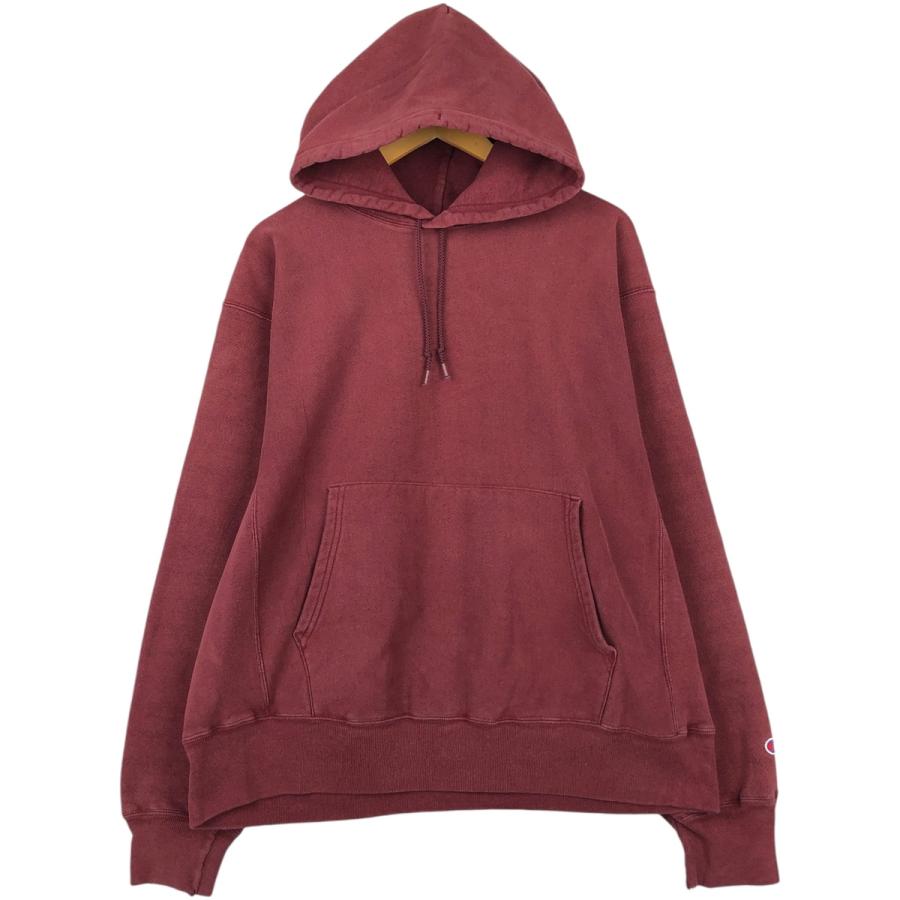 古着 00年代 チャンピオン Champion PREMIUM REVERSE WEAVE プレミアムリバースウィーブ 目無し 無地 ブランクスウェットシャツ パーカー メンズL相当/eaa645455 Champion（チャンピオン） 古着 00年代 プレミアムリバースウィーブ 目