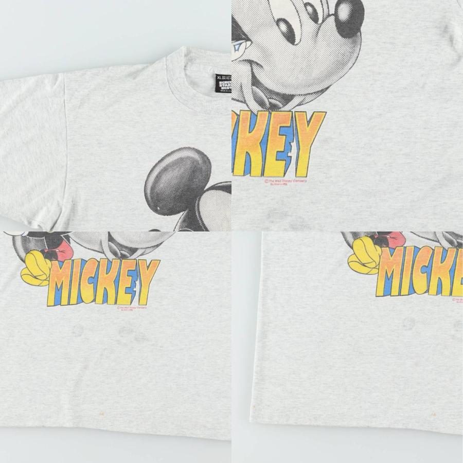 SCREEN STARS - 古着 90年代 スクリーンスターズ SCREEN STARS MICKEY MOUSE ミッキーマウス キャラクタースウェットシャツ トレーナー USA製 レディースM相当 ヴィンテージ /eaa549427 SCREEN STARS（スクリーンスターズ） 古着 90年代 BEST ミッキーマウス