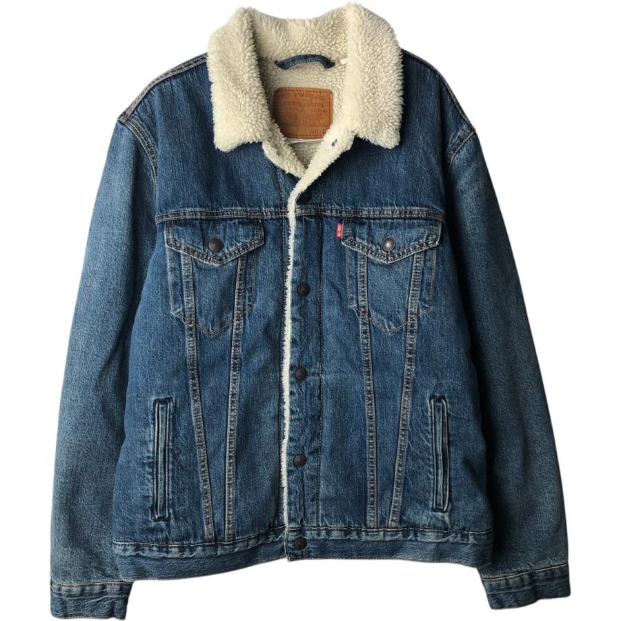 古着 リーバイス Levi's LEVI'S PREMIUM 中綿入り デニムボアジャケット L メンズL相当/eaa645697 Levi's（リーバイス） 古着 Levi's LEVI'S PREMIUM 中綿入り デニム
