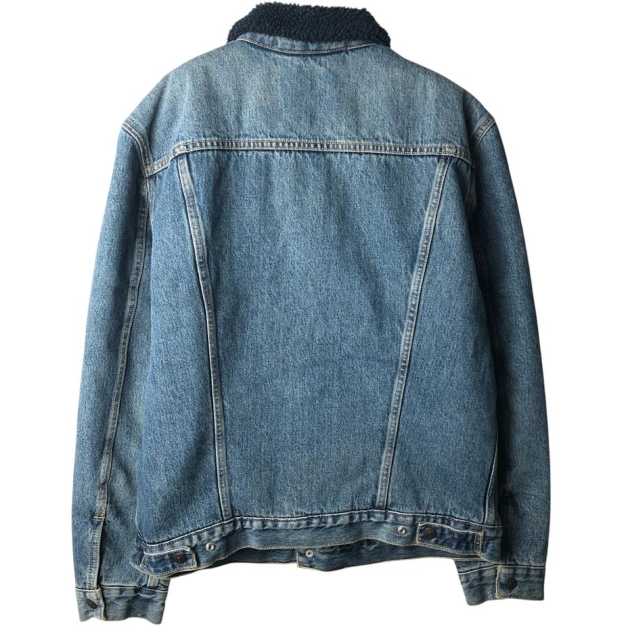 Levi's（リーバイス） 古着 中綿入り デニムボアジャケット メンズL
