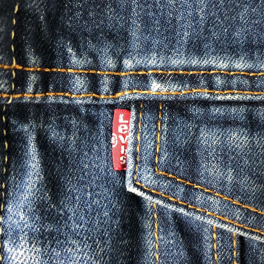 Levi's（リーバイス） 古着 中綿入り デニムボアジャケット メンズXL