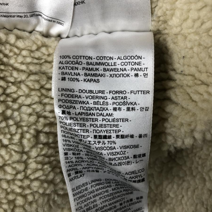 Levi's（リーバイス） 古着 中綿入り デニムボアジャケット メンズXL