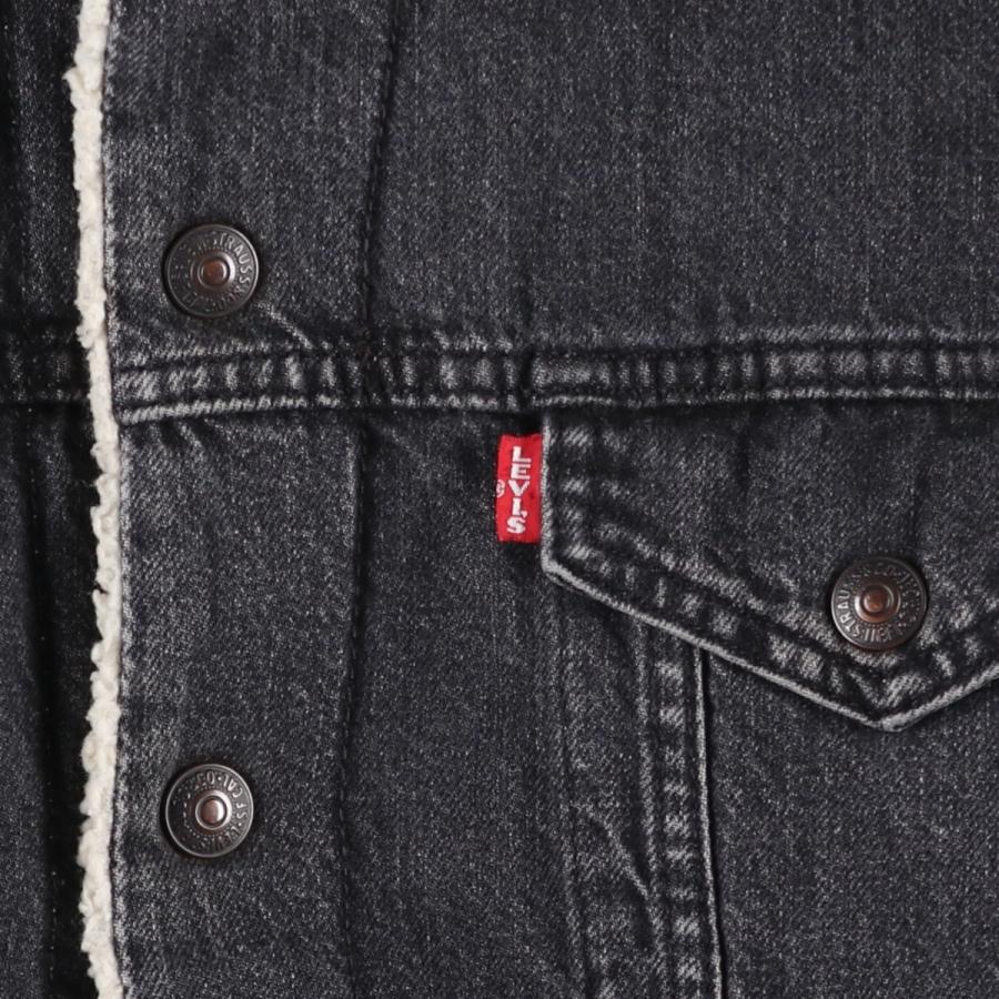 古着 リーバイス Levi's LEVI'S PREMIUM 中綿入り ブラックデニムボアジャケット メンズM相当/eaa645705 Levi's（リーバイス） 古着 Levi's LEVI'S PREMIUM 中綿入り ブラック