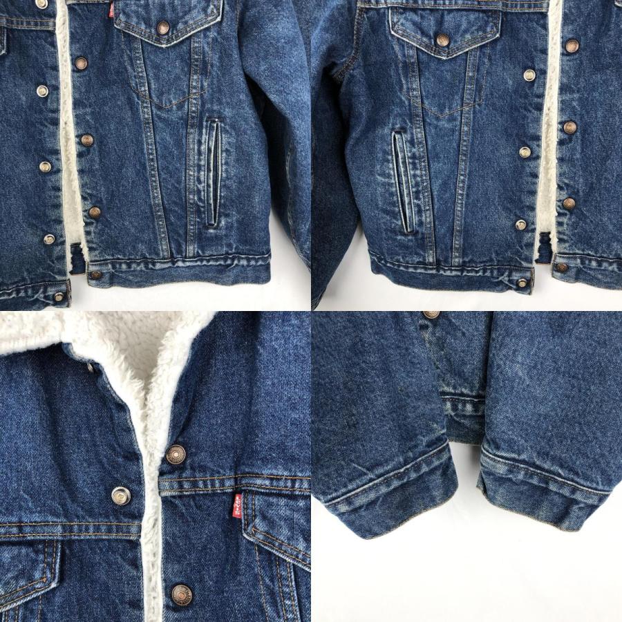 古着 80~90年代 リーバイス Levi's 70602-0216 中綿入り デニムボアジャケット USA製 メンズL相当 ヴィンテージ/eaa645717 Levi's（リーバイス） 古着 80~90年代 Levi's 70602-0216 中綿入り