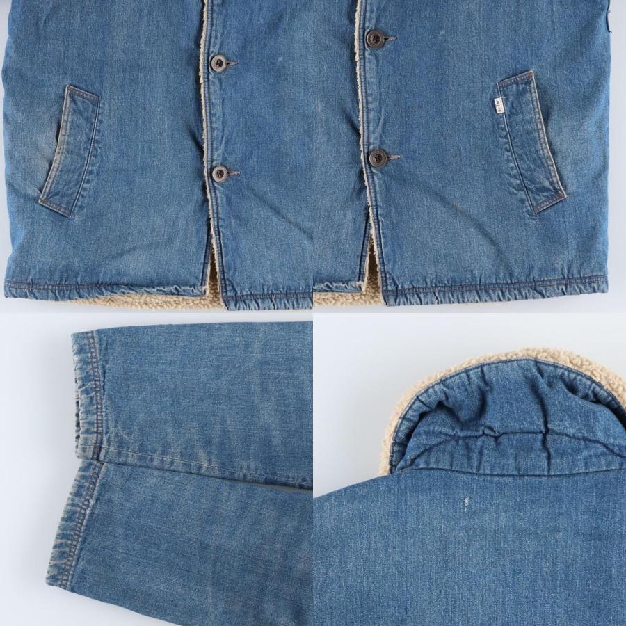 古着 リーバイス Levi's ショールカラー デニムボアジャケット イタリア製 メンズXL相当 ヴィンテージ/eaa645718 Levi's（リーバイス） 古着 ショールカラー デニムボアジャケット