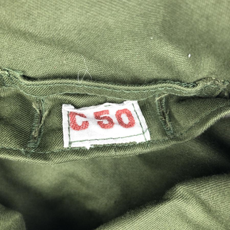 古着 M-59 スウェーデン軍 ミリタリー フィールドコート C50 メンズXL